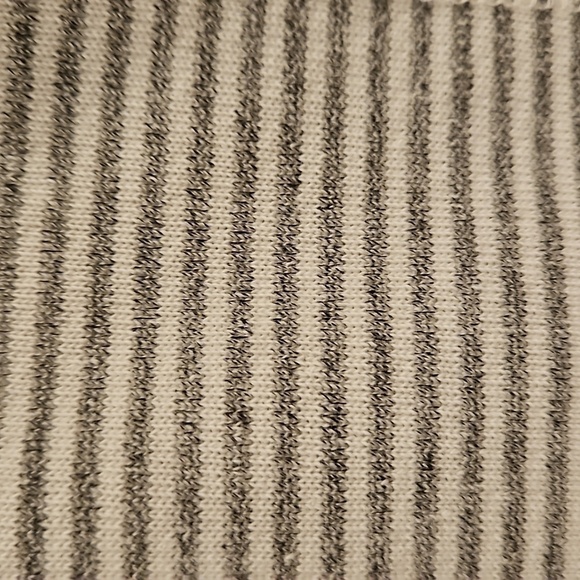 💕THE GREAT💕 The Gym Pant ~ Gray with White Stripes Distressed Size 3 Large NWT - Picture 6 of 15